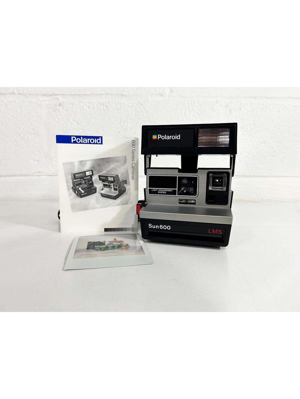 Vintage Polaroid Sun Camera 600 Flash Film Photography Tested & Working 1980s